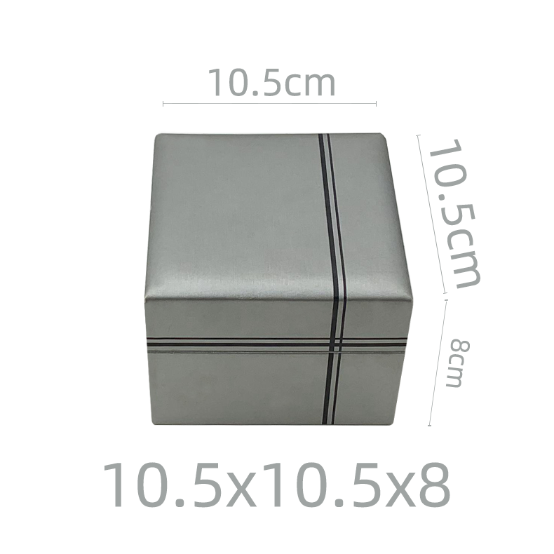 银色翻盖手表皮盒